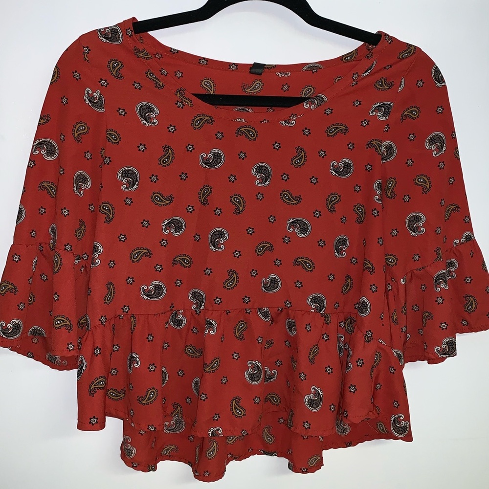 Bandana Design, Waist-Length Blouse